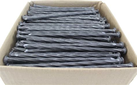 10" Bright Spiral Nails (50 lb. box)
