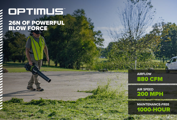 82V OPTIMUS 26N Handheld Blower with CORE360 Battery and Dual Port Charger | BH261C - Image 2