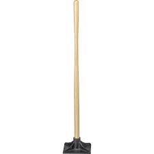 Dirt Tamp - 8"x8" - 43" Wood Handle