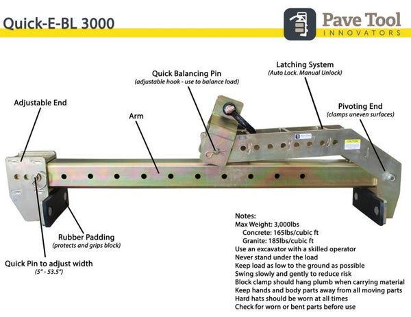 Quick-E BL 3000 Clamp