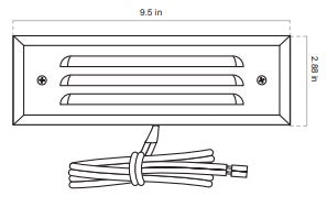 Alliance SL35-BT - Integrated Step Light with Bluetooth - 9.5"