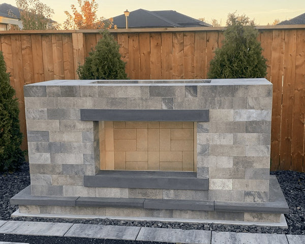 Barkman Caliber Stone Fireplace System