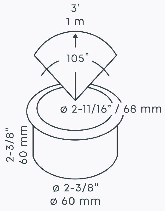 In-Lite FUSION Outdoor Ground Spotlght (no ring)