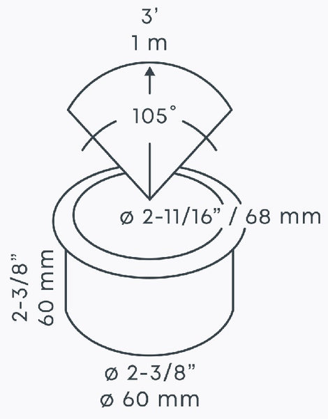 In-Lite FUSION Outdoor Ground Spotlght (no ring)