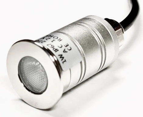 Lelevelle 22mm Mini Deck Light - Stainless Steel