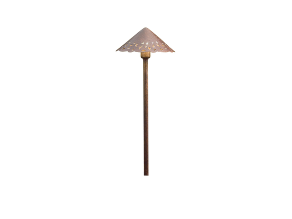Kichler 15871 - LED Cast Hammered Roof Path Light