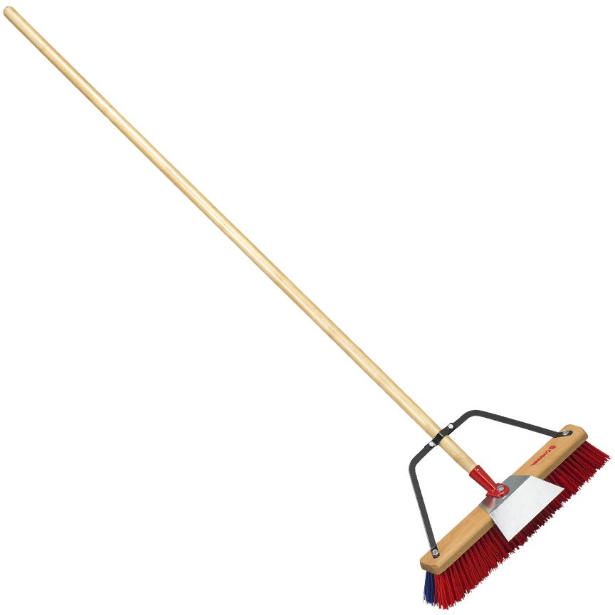 Landscape Broom with Scraper