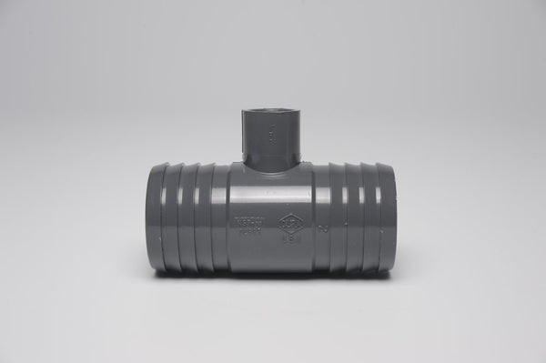 2" Insert x 3/4" FIPT Line Tee