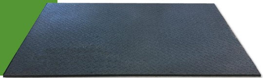 Rubber Gym/Industrial Mat - 4'x6'x1/2" Dimple