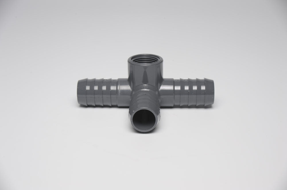 3/4" x 3/4" x 3/4" x 1/2" Side Outlet Tee