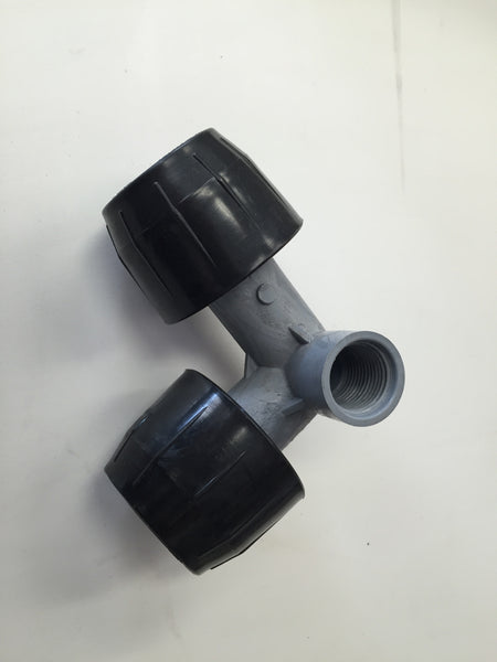 Turnseal 1" Insert x 1/2" FIPT Corner Elbow
